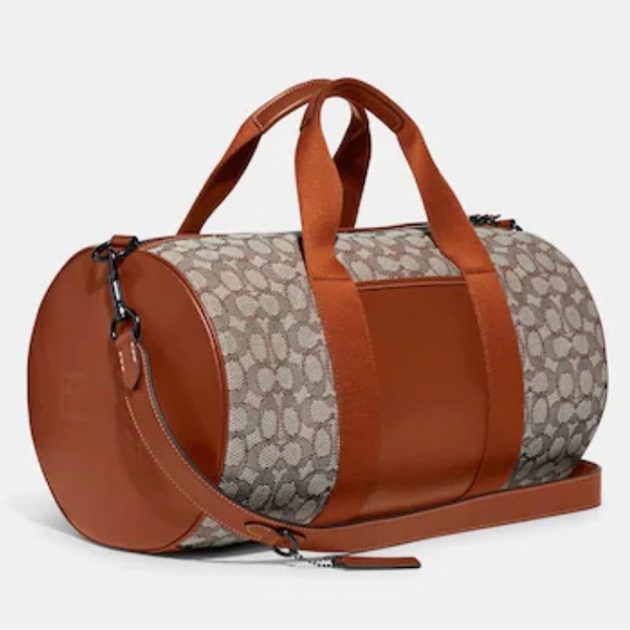 Disney X Coach Duffle In Signature Textile Jacquard NWT - Picture 9 of 12